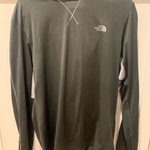 The North Face Men's Dark Gray hooded shirt